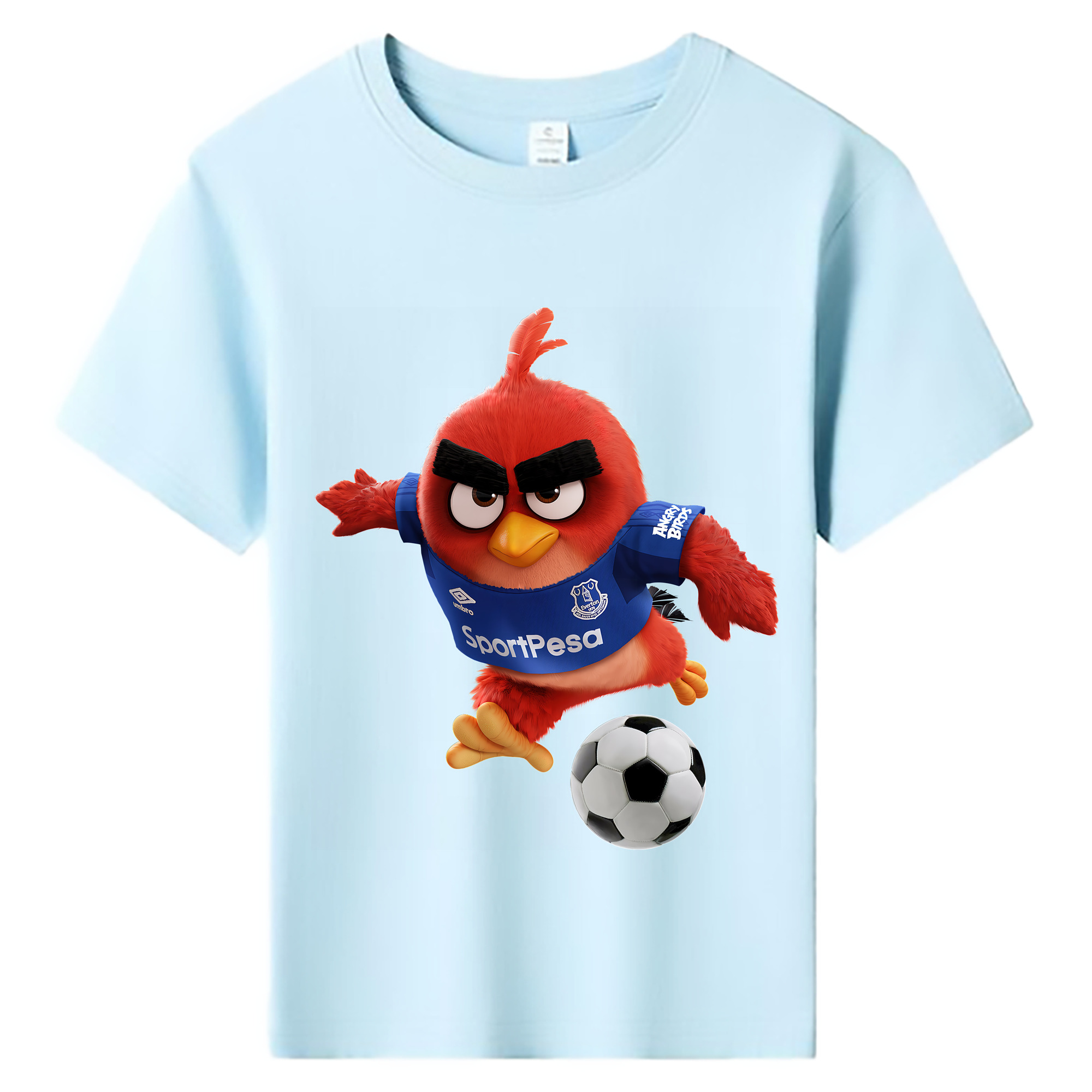 （画像用） Angry Birds アングリーバード 綿100％キッズTシャツ（フロントプリント）